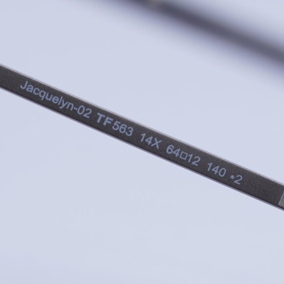 🕶️ New Tom Ford Jacquelyn-02 FT0563/S 14X Sunglasses - Ruthenium Frame - Picture 7 of 10